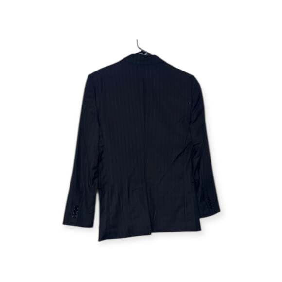 Dolce & Gabbana Black Pinstripe Single-Breasted Tuxedo Jacket with Satin Peak La - Picture 2 of 2